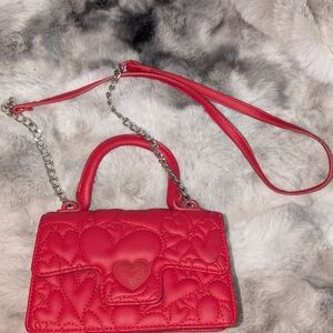 Red Betsey Johnson Purse! Used Once, No Flaws, Like New.